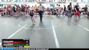 72 lbs Quarterfinal - Ethan Harris, Unattached vs Liam Mangan, Team Barracuda