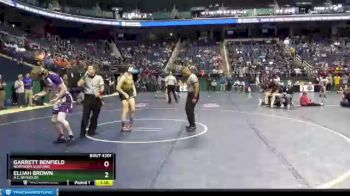 4 lbs Quarterfinal - Elijah Brown, A.C. Reynolds vs Garrett Benfield, Northern Guilford