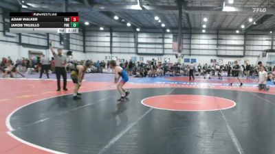 106 lbs 1 - Adam Walker, TRIANGLE WRESTLING CLUB vs Jakob Trujillo, PINECREST