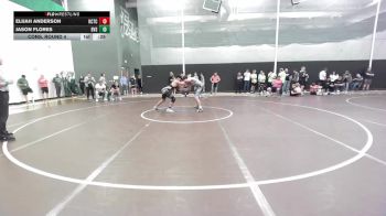 157 lbs Cons. Round 4 - Jason Flores, Blue Valley Southwest vs Elijah Anderson, Kansas City Training Center