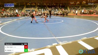 105 lbs Round Of 16 - Jace Garrison, Verdigris Youth Wrestling vs Mya Waite, Tulsa Blue T Panthers