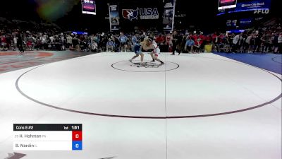 144 lbs Cons 8 #2 - Hudson Hohman, PA vs Brendan Nardin, IL