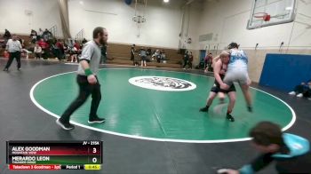 215A Cons. Round 2 - Alex Goodman, Mountain View vs Merardo Leon, Thunder Ridge