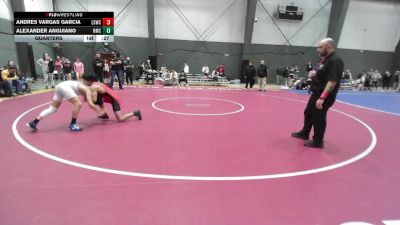 U14 FK - 120 lbs Quarters - Andres Vargas Garcia, Lake Stevens Wrestling Club vs Alexander Anguiano, Hillsboro Mat Club