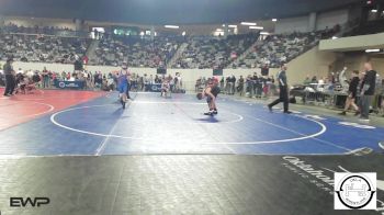 96 lbs Consi Of 8 #2 - Waylon Wright, Weatherford vs Jacob Gwin, Fort Gibson