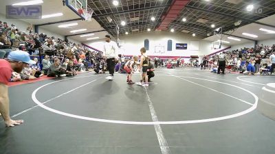 52 lbs Consi Of 16 #2 - Karter White, Collinsville Cardinal Youth Wrestling vs Cade Thompson, Broken Arrow Wrestling Club