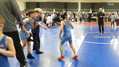 53 lbs Rr Rnd 4 - Myles Bullock, South Side Wrestling Club - K3 vs Isaak Daniel, Rabbit Wrestling Club - K3