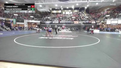 115 lbs Champ. Round 1 - Jordan Hency, Humbolt Hs vs Kallan Rothchild, WaKeeney-Trego Community HS/Quinter HS