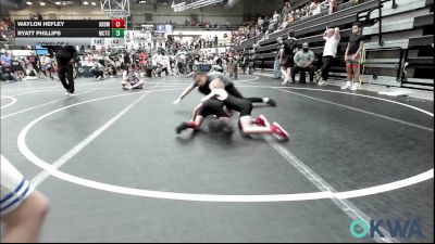 46-49 lbs Consi Of 4 - Waylon Hefley, ARDMORE TAKEDOWN CLUB vs Ryatt Phillips, Murray County Takedown Club