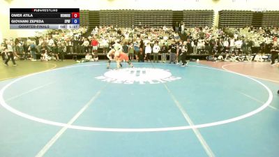 Quarterfinal - Omer Atila, RedNose Wrestling School vs Giovanni Zepeda, Spring-Ford