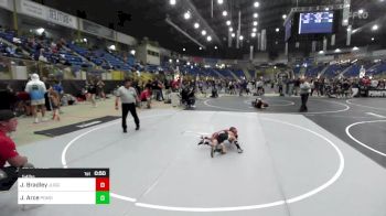 54 lbs Semifinal - Jacob Bradley, Juggernaut WC vs Jaxson Arce, Pomona Elite