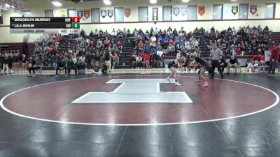 105 lbs Cons. Semi - Lila Bihun, Iowa City West vs Brooklyn Murray, Independence