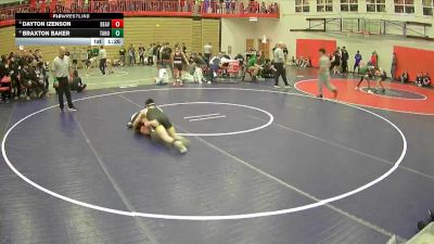 113 lbs Champ. Round 3 - Dayton Izenson, Beaverton vs Braxton Baker, Tahoma