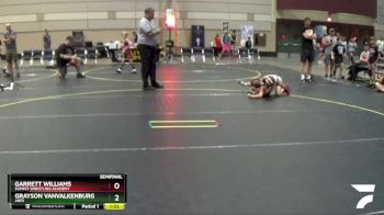 72 lbs Semifinal - Garrett Williams, Summit Wrestling Academy vs Grayson VanValkenburg, Ares