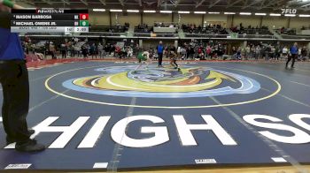 106 lbs 5th Place - Mason Barbosa, North Kingstown vs Michael Owens Jr., Bishop Hendricken