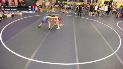 132 lbs Quarters - Gage Bjerga, Pinnacle vs Nolan Seman, Pinnacle