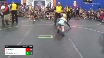 50 lbs Quarterfinals (8 Team) - Theodore Swedberg, Lead Miners vs Spencer Mattson, Funky Fire