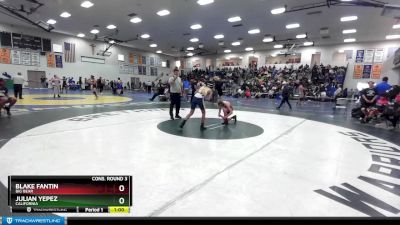 106 lbs Cons. Round 3 - Blake Fantin, Big Bear vs Julian Yepez, California