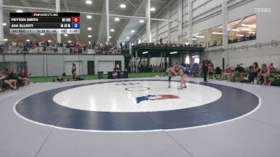 115 lbs Peyton Smith, North Carolina Red vs Ava Elliott, Indiana Blue