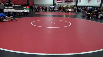 165 lbs Round 1 - Ben Gerst, Mediapolis vs Kaden Mitchell, Benton Community