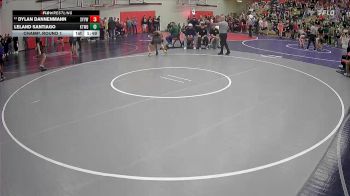 120 lbs Champ. Round 1 - Leland Santiago, Kentwood vs Dylan Dannenmann, Skyview