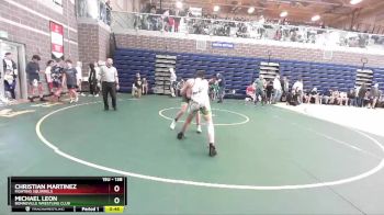 138 lbs Quarterfinal - Michael Leon, Bonneville Wrestling Club vs Christian Martinez, Fighting Squirrels