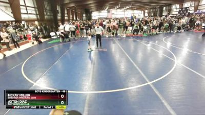 46 lbs Cons. Round 3 - Axton Diaz, Roy Wrestling Club vs McKay Miller, Shootbox Wrestling Club