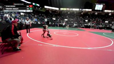 75 lbs Quarterfinal - Ryan Djukic, CRW3 vs Timothy Sealey, THWA
