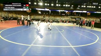 110 lbs Cons. Round 5 - Amileshka Ortiz-Nunez, Lake Gibson vs Peyton Rego, Camden County