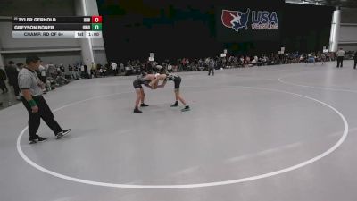 113 lbs Champ. Rd Of 64 - Tyler Gerhold, DC Elite Wrestling vs Greyson Boner, Ohio