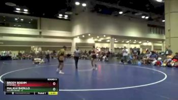 126 lbs Round 5 (10 Team) - Malikai Badillo, Golden Bears vs Brody Boehm, NFWA Red