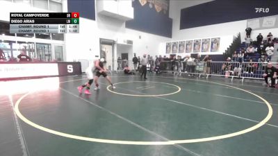 126 lbs Champ. Round 1 - Diego Arias, La Mirada vs Royal Campoverde, Diamond Ranch