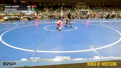 66 lbs Semifinal - Paisley Grinder, SMWC Wolfpack vs Quinn Cannici, Cordoba Trained