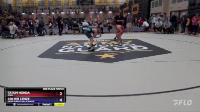 97 lbs 3rd Place Match - Tatum Honda, Iowa vs Colter Lenze, Moen Wrestling Academy