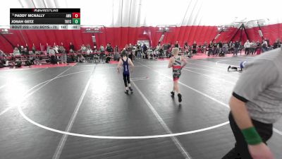 12U Boys - 78 lbs Cons. Round 4 - Aydden Schrei, Aviators Wrestling vs Gregory Nyenhuis, Monona Grove/McFarland Wrestling Club