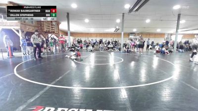 66 lbs 5th Place - Rowan Baumgartner, Branchville vs Dillon Stephens, Binghamton
