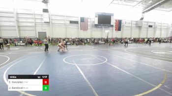 123 lbs Round Of 16 - Ezra Gonzalez, Etiwanda vs Joshwa Sandoval, BlackCat WC