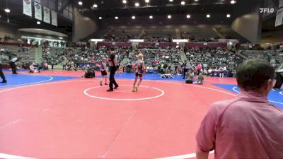 86 lbs Semifinal - Lane Green, Mighty Bluebirds Wrestling vs Gabryel Flores, Gentry Youth Organization Wrestling