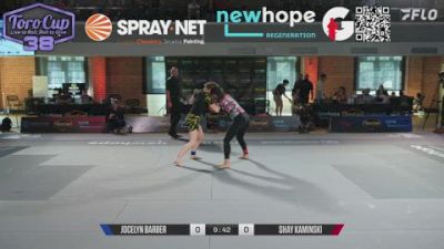 Jocelyn Barber vs Shay Kaminski 2026 Toro Cup 38