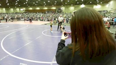 66 lbs Consi Of 4 - Maci Roberts, Battle Mountain WC vs Kaleesi Poston, The Rock Of Redmond