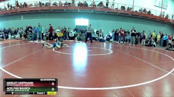 80 lbs Quarterfinal - Acelynn Bausch, Oak Hill Wrestling Club vs Ainsley Hoffmann, Rhyno Academy Of Wrestling