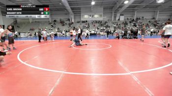 127 lbs Rr Rnd 1 - Cael Brown, All-American Wrestling Club MS vs Brandt Hite, 4M