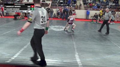 65_B lbs Consi Of 16 #2 - Brentley Maines, Punxsutawney vs Holden Wojnar, Lower Dauphin