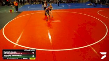 95 lbs Finals (8 Team) - William Bainbridge, Hastings vs Samuel Roiko, UNC (United North Central)