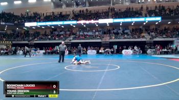 130 lbs Cons. Round 1 - Boomchain Loucks, Wrangell Wolves vs Young Erikson, Nome High School