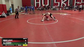 113 lbs Quarters & Wb (16 Team) - Brody Logan, Thompson HS vs Eli Sanders, Smiths Station Hs