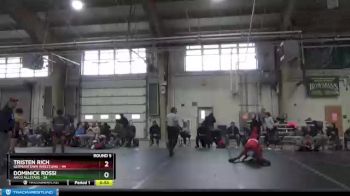 130 lbs Round 5 (6 Team) - Dominick Rossi, AACo Allstars vs Tristen Rich, Germantown Wrestling