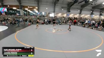 120 lbs Quarterfinal - Alec Michael Duran, Stay Sharp Wrestling Club vs Cayden Person, Mission Wrestling Club