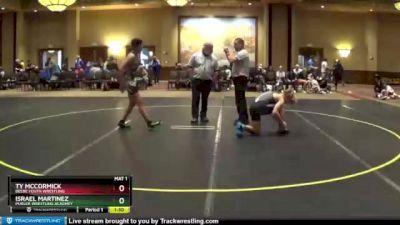 130/140 Round 5 - Ty McCormick, Beebe Youth Wrestling vs Israel Martinez, Purler Wrestling Acadmey