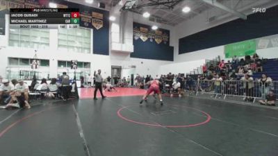 215 lbs Semifinal - Jacob Qubadi, World Team Training Center vs Michael Martinez, Carter